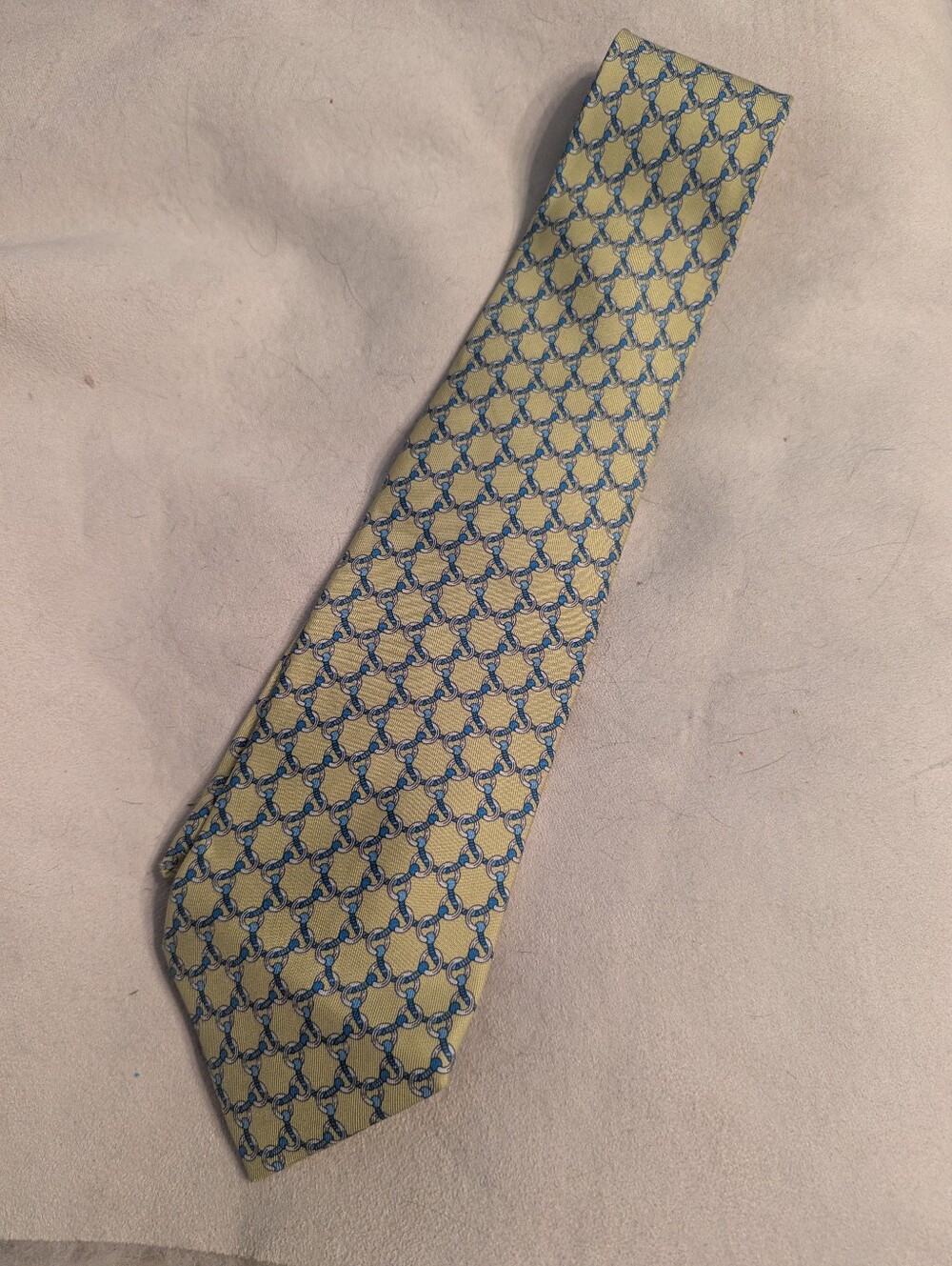 Vintage Hermés Silk Chain Link Tie